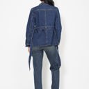  Judy Blue Mid Length Denim Utility Side Slit Jacket 7876