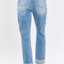  Judy Blue High Waist Patch Pocket & Destroy Boyfriend Denim 88825 - Plus