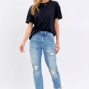  Judy Blue High Waist Patch Pocket & Destroy Boyfriend Denim 88825