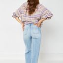  Judy Blue High Waist Rigid Magic Destroy 90's Rainbow Thread Straight Jeans 88671