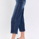  Judy Blue Mid Rise Tummy Control Wide Leg Crop Denim 88876-Plus