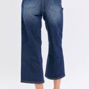  Judy Blue Mid Rise Tummy Control Wide Leg Crop Denim 88876-Plus