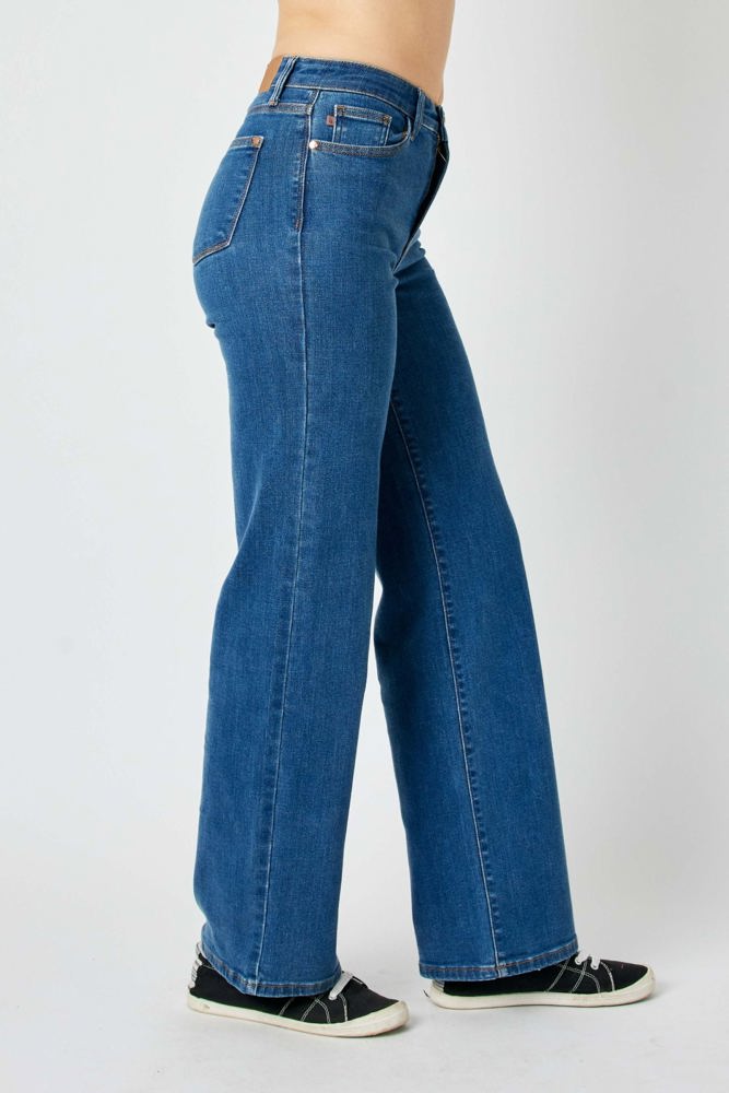 Judy Blue High Waist Vintage Wide Leg Denim 82553