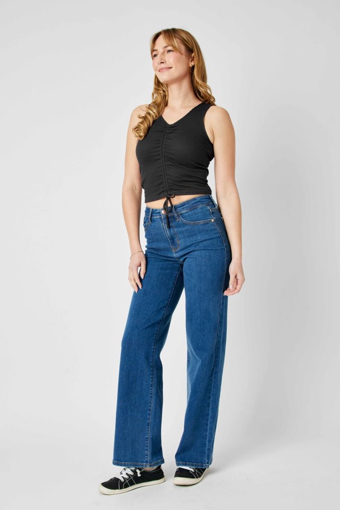 Judy Blue High Waist Vintage Wide Leg Denim 82553