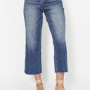  Judy Blue High Waist Back Pocket Embroidery Crop Wide Leg Denim 88873