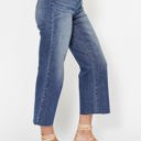  Judy Blue High Waist Back Pocket Embroidery Crop Wide Leg Denim 88873 - Plus