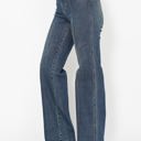  Judy Blue High Waist Western Seam Detail Straight Denim 88841 - Plus