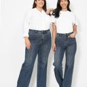  Judy Blue High Waist Western Seam Detail Straight Denim 88841 - Plus