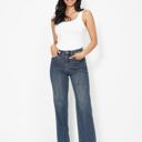  Judy Blue High Waist Western Seam Detail Straight Denim 88841