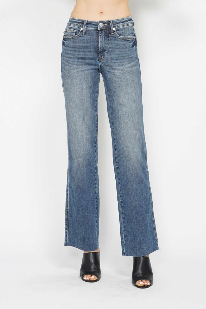 Judy Blue Mid Rise "Tummy Control" Vintage Straight Denim 88870