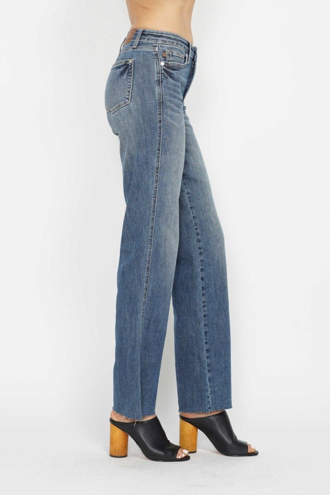 Judy Blue Mid Rise "Tummy Control" Vintage Straight Denim 88870