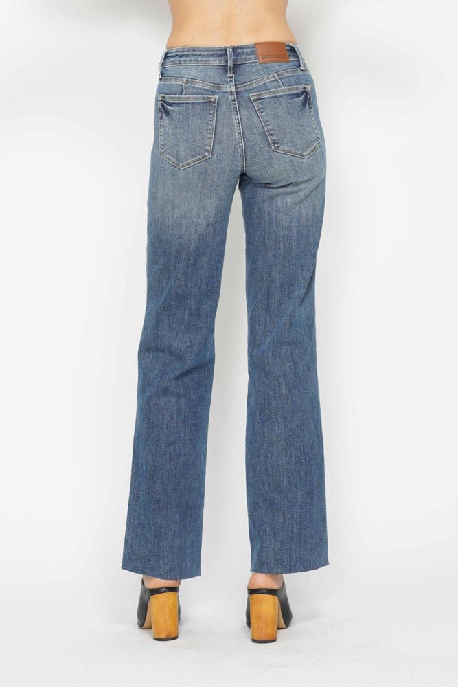 Judy Blue Mid Rise "Tummy Control" Vintage Straight Denim 88870