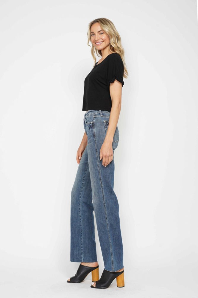 Judy Blue Mid Rise "Tummy Control" Vintage Straight Denim 88870