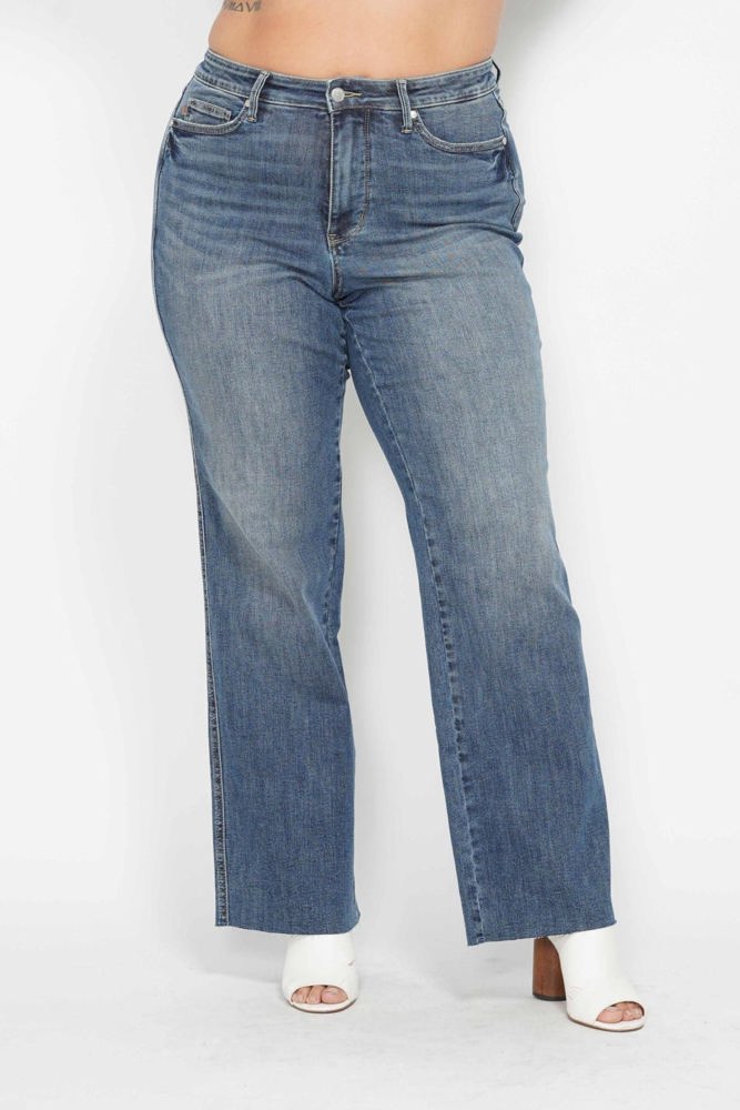 Judy Blue Mid Rise "Tummy Control" Vintage Straight Denim 88870