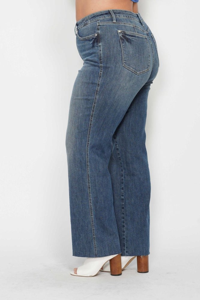 Judy Blue Mid Rise "Tummy Control" Vintage Straight Denim 88870