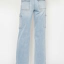  Judy Blue High Waist Cargo Wide Leg Denim 88924 - Plus