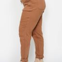  Judy Blue High Waist Garment Dyed Camel Double Cuff Jogger Denim 88857