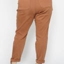  Judy Blue High Waist Garment Dyed Camel Double Cuff Jogger Denim 88857