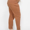  Judy Blue High Waist Garment Dyed Camel Double Cuff Jogger Denim 88857