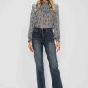  Judy Blue High Waist Button Fly Destroy Hem Straight Denim 88912