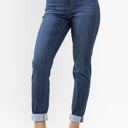  Judy Blue High Waist Pull On Double Cuff Slim Denim 88750 - Plus