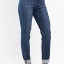  Judy Blue High Waist Pull On Double Cuff Slim Denim 88750 - Plus