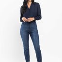  Judy Blue High Waist Pull On Double Cuff Slim Denim 88750 - Plus