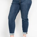  Judy Blue High Waist Pull On Double Cuff Slim Denim 88750 - Plus