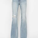  Judy Blue Mid Rise Tummy Control Destroy Flare Denim 88594