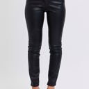  Judy Blue High Waist Faux Leather & Denim Skinny 88810