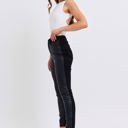  Judy Blue High Waist Faux Leather & Denim Skinny 88810