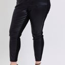  Judy Blue High Waist Faux Leather & Denim Skinny 88810