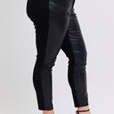  Judy Blue High Waist Faux Leather & Denim Skinny 88810