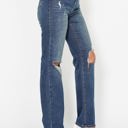  Judy Blue High Waist Knee Ripped Dad Denim 88680 - Plus