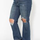  Judy Blue High Waist Knee Ripped Dad Denim 88680