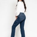  Judy Blue High Waist Cargo Bootcut Denim 88872