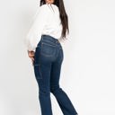  Judy Blue High Waist Cargo Bootcut Denim 88872