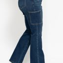  Judy Blue High Waist Cargo Bootcut Denim 88872