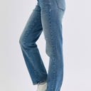  Judy Blue Mid Rise Contrast Wash Destroyed Dad Denim 88859