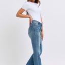  Judy Blue Mid Rise Contrast Wash Destroyed Dad Denim 88859