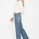  Judy Blue High Waist "Tummy Control" Raw Hem Straight Denim 88848