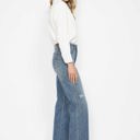  Judy Blue High Waist "Tummy Control" Raw Hem Straight Denim 88848