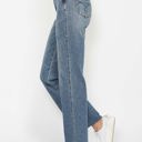  Judy Blue High Waist "Tummy Control" Raw Hem Straight Denim 88848