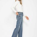  Judy Blue High Waist "Tummy Control" Raw Hem Straight Denim 88848