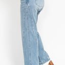  Judy Blue High Waist Side Seam Insert Detail Retro Wide Leg Denim 88766