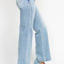  Judy Blue High Waist Side Seam Insert Detail Retro Wide Leg Denim 88766