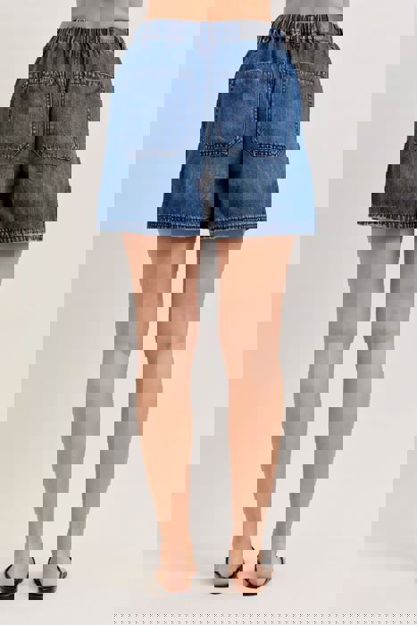 Judy Blue High Waist Featherweight Baggy Denim Short 150353