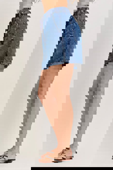 Judy Blue High Waist Featherweight Baggy Denim Short 150353