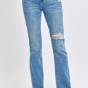  Judy Blue Mid Rise Destroy & Release Hem Bootcut Denim 88632 - Plus