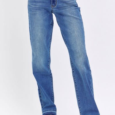 Judy Blue Mid Rise Release Hem Dad Denim 82465 - Plus